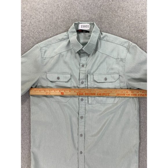 Stoic Mountain and Isles Short Sleeve Button Down‎ Shirt (Men's Medium) - Picture 7 of 12